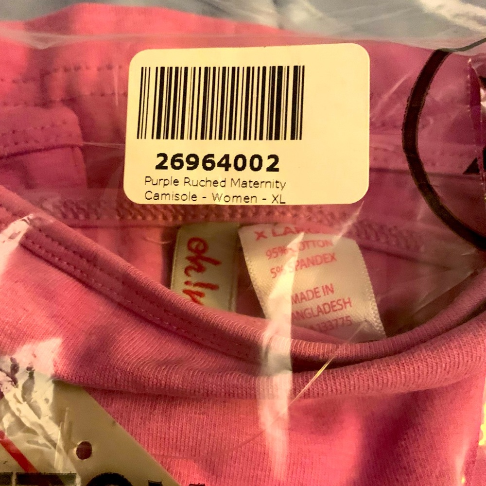 Maternity tank top-new with tags